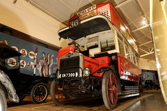 Bessie the Bus at the British Motor Museum