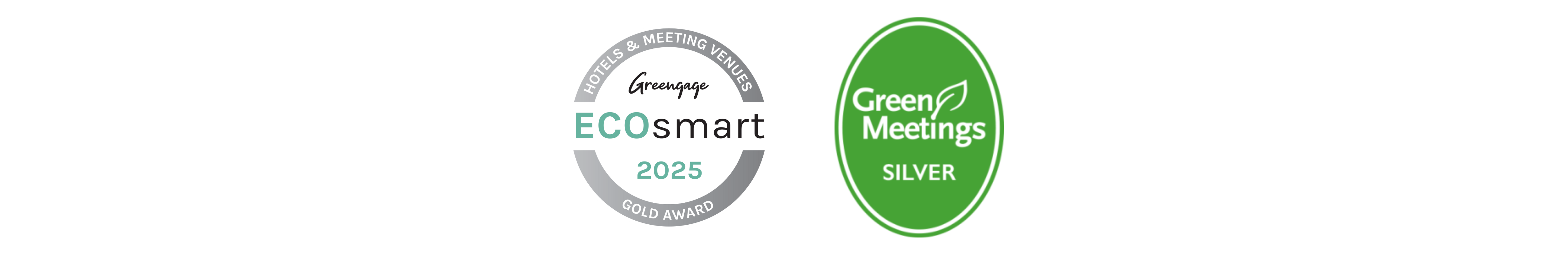 ECOsmart Gold Accreditation & Green Meetings Silver Accreditatio