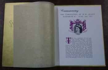 Lucas Reflections Coronation Souvenir 1953 inside front cover