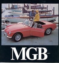 MGB Mk II Sales Brochure 1968 - USA edition - Sailboats