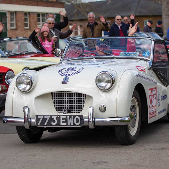 Historically significant Triumph TR2 to visit the British Motor Museum!