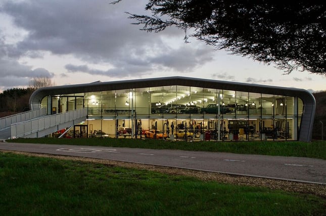 Collection Centre at Night