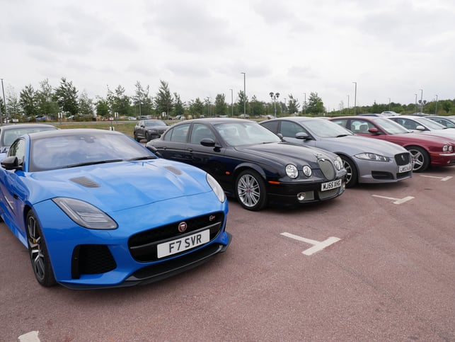 Jaguars at Gaydon at the British Motor Museum